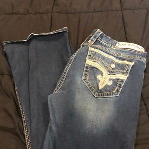 “Betty” rock revival jeans